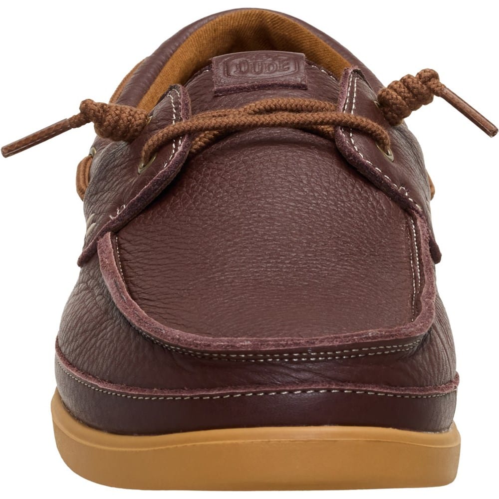 NWT Sz 10 Mens Hey Dude Harbor Lo Craft Leather Loafers Amazon.com | HEYDUDE Men main image 3
