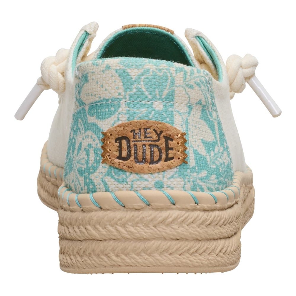 HEYDUDE Women's Wendy Espadrille Hibiscus Slip On | Famous Footwear