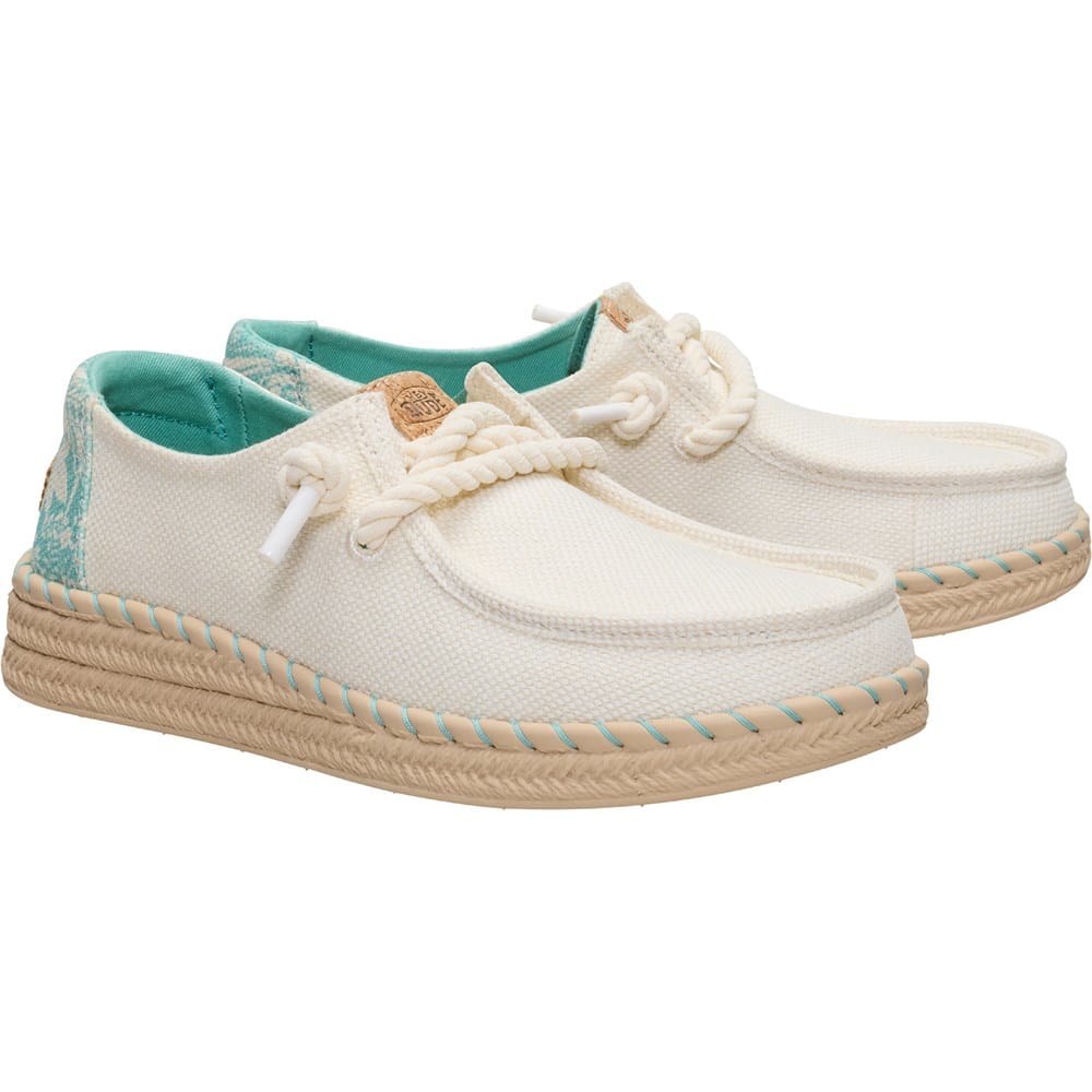 HEYDUDE Women's Wendy Espadrille Hibiscus Slip On | Famous Footwear HEYDUDE Women's Wendy Espadrille Hibiscus Slip On | Famous Footwear