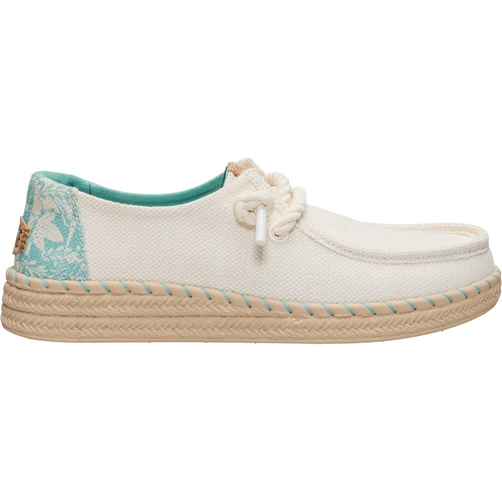 HEYDUDE Women's Wendy Espadrille Hibiscus Slip On | Famous Footwear