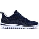 Navy/White Mesh