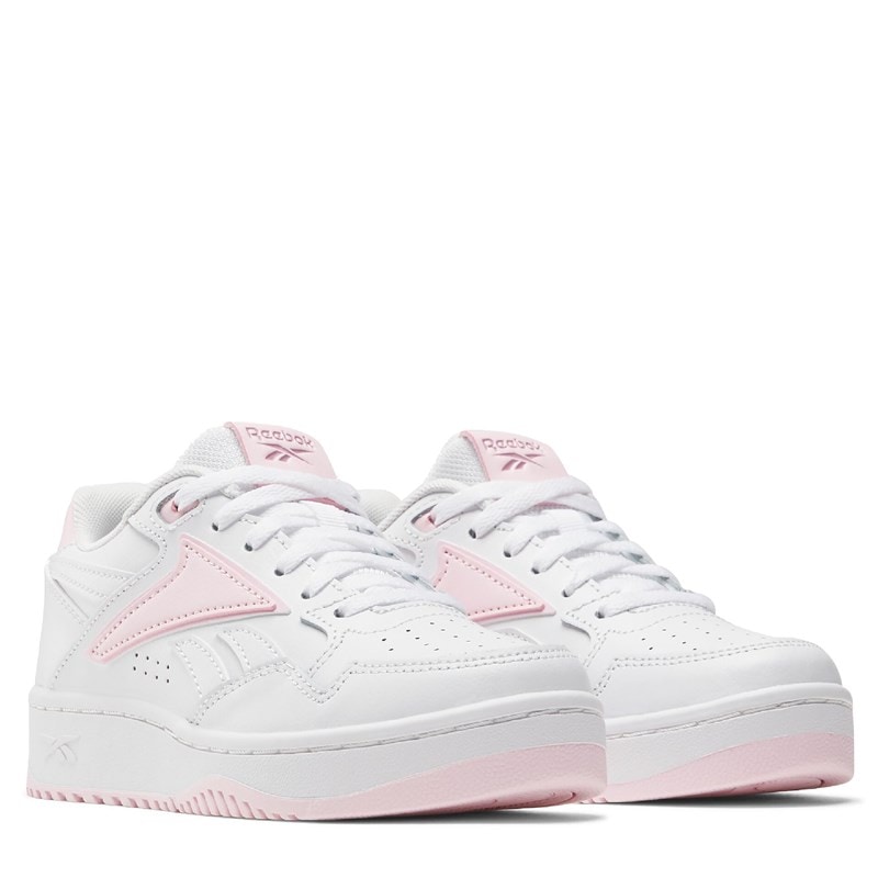Reebok Kids' Atr Chill Low Top Sneaker Little Kid Shoes (WHITE/DUSTYROSE/FROSTEDBERRY) - Size 1.0 M