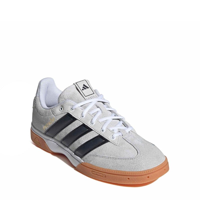 Adidas Men's Spezialist Indoor Sneakers (White/White/White) - Size 12.0 M