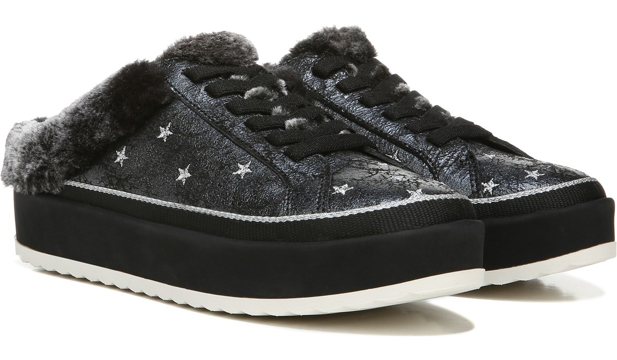 black mule sneakers