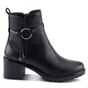 Black Snake Print Faux Leather