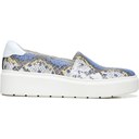 Blue Multi Snake Faux Leather