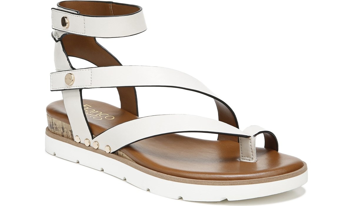 franco sarto kenan leather platform sandals