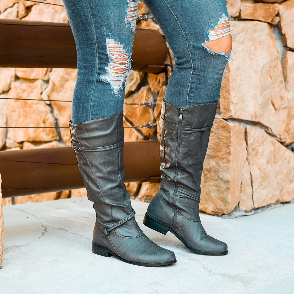 Journee Collection Women s Harley Wide Calf Tall Riding Boot