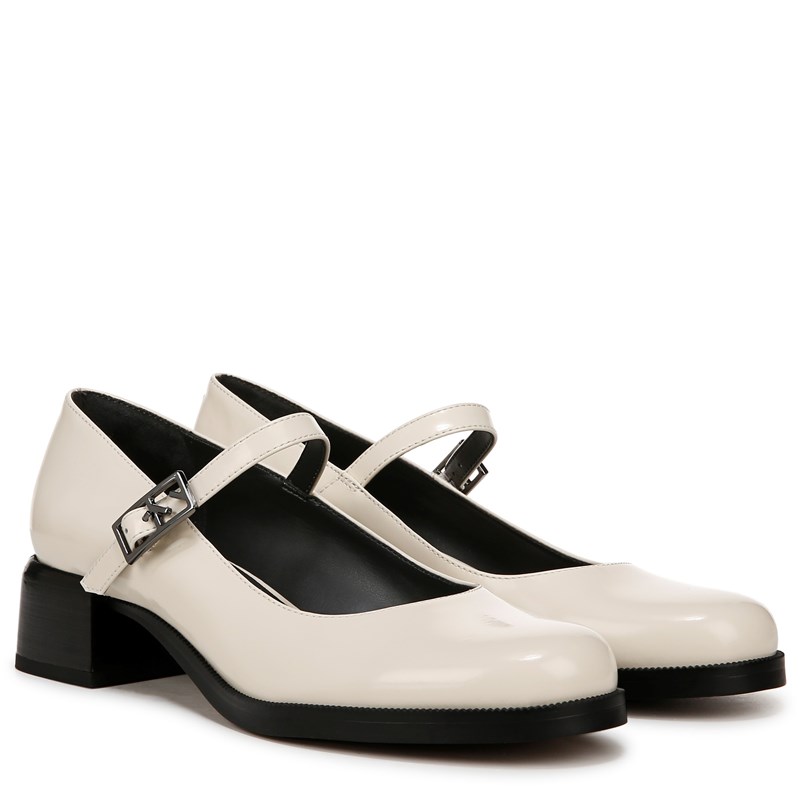 Sarto by Franco Sarto Sarto Pesara Mary Jane Shoes (Vanilla White Leather) - Size 7.5 M