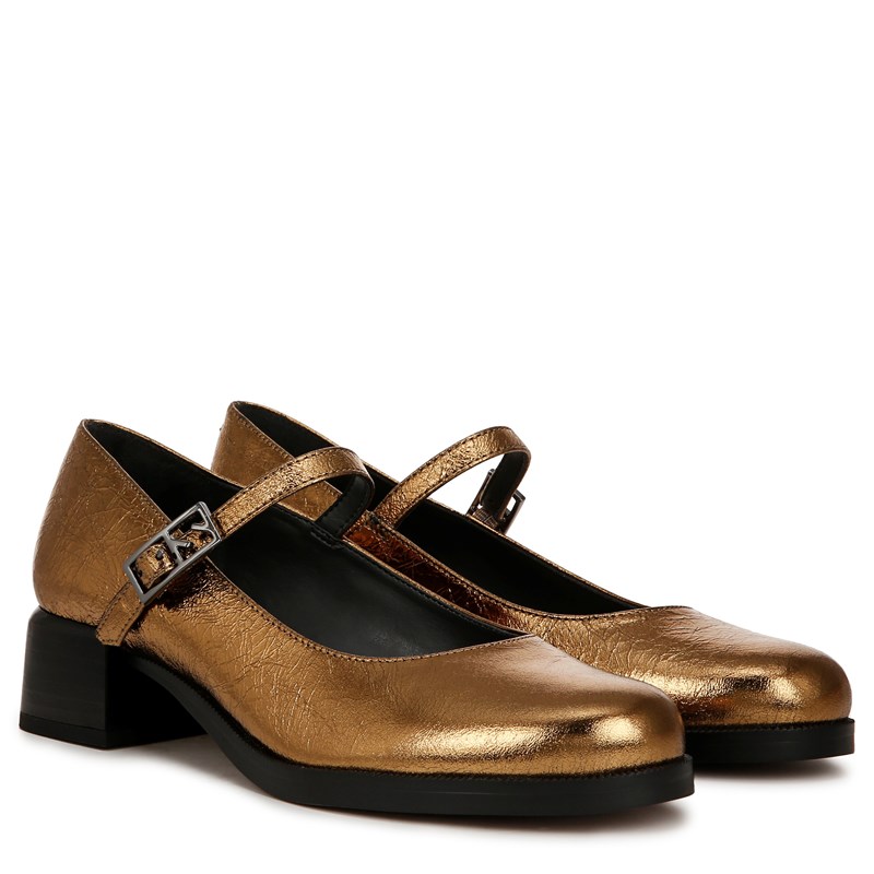 Sarto by Franco Sarto Sarto Pesara Mary Jane Shoes (Bronze Leather) - Size 10.0 M