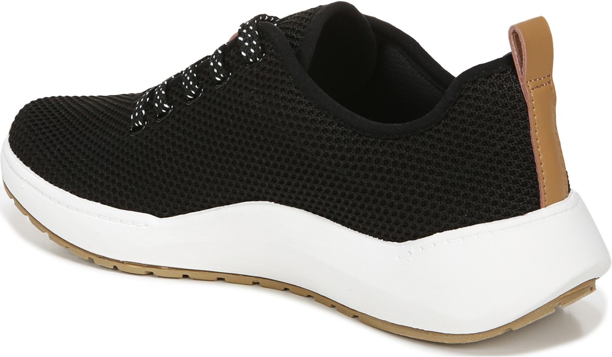 dr scholl's black platform sneakers