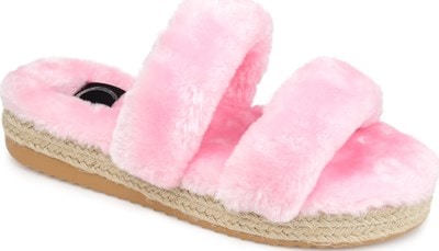 Women's Relaxx Fur Slide Slipper