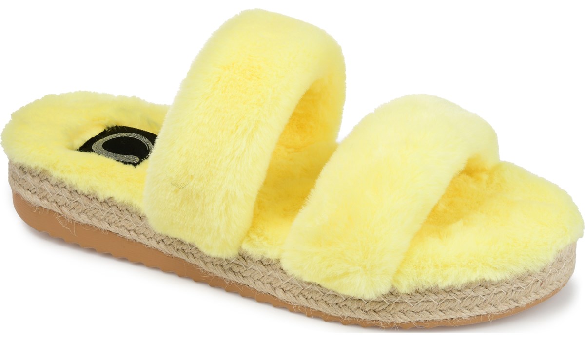 Women's Relaxx Fur Slide Slipper - Pair