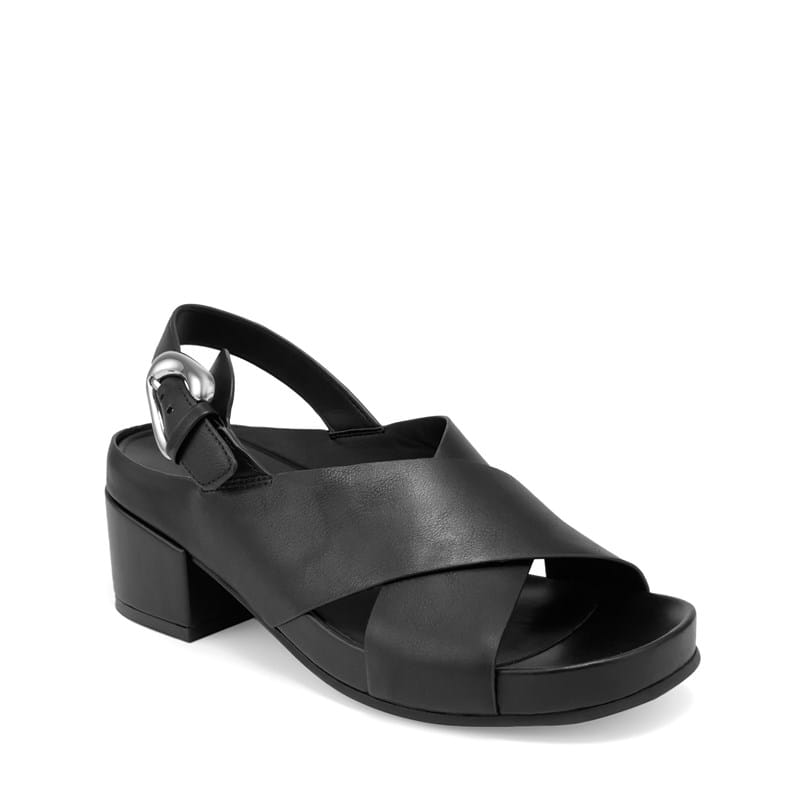 Aerosoles Women's Chrystie Block Heel Platform Sandals (Black) - Size 10.0