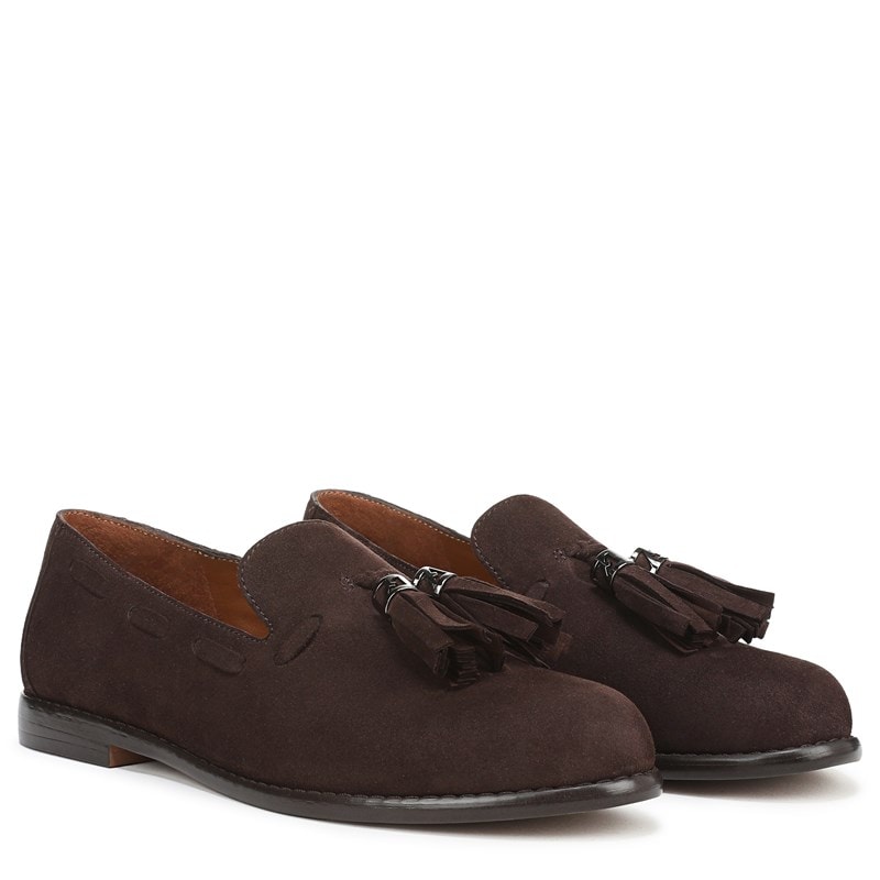 Franco Sarto Women's Hartlie Tassel Loafers (Hickory Brown Suede) - Size 10.0 M