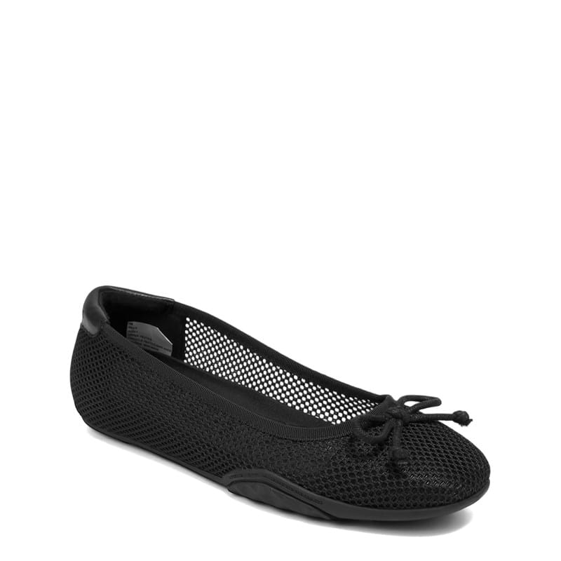Aerosoles Women's Onyx Medium/Wide Ballet Flat Shoes (Black) - Size 8.0 M