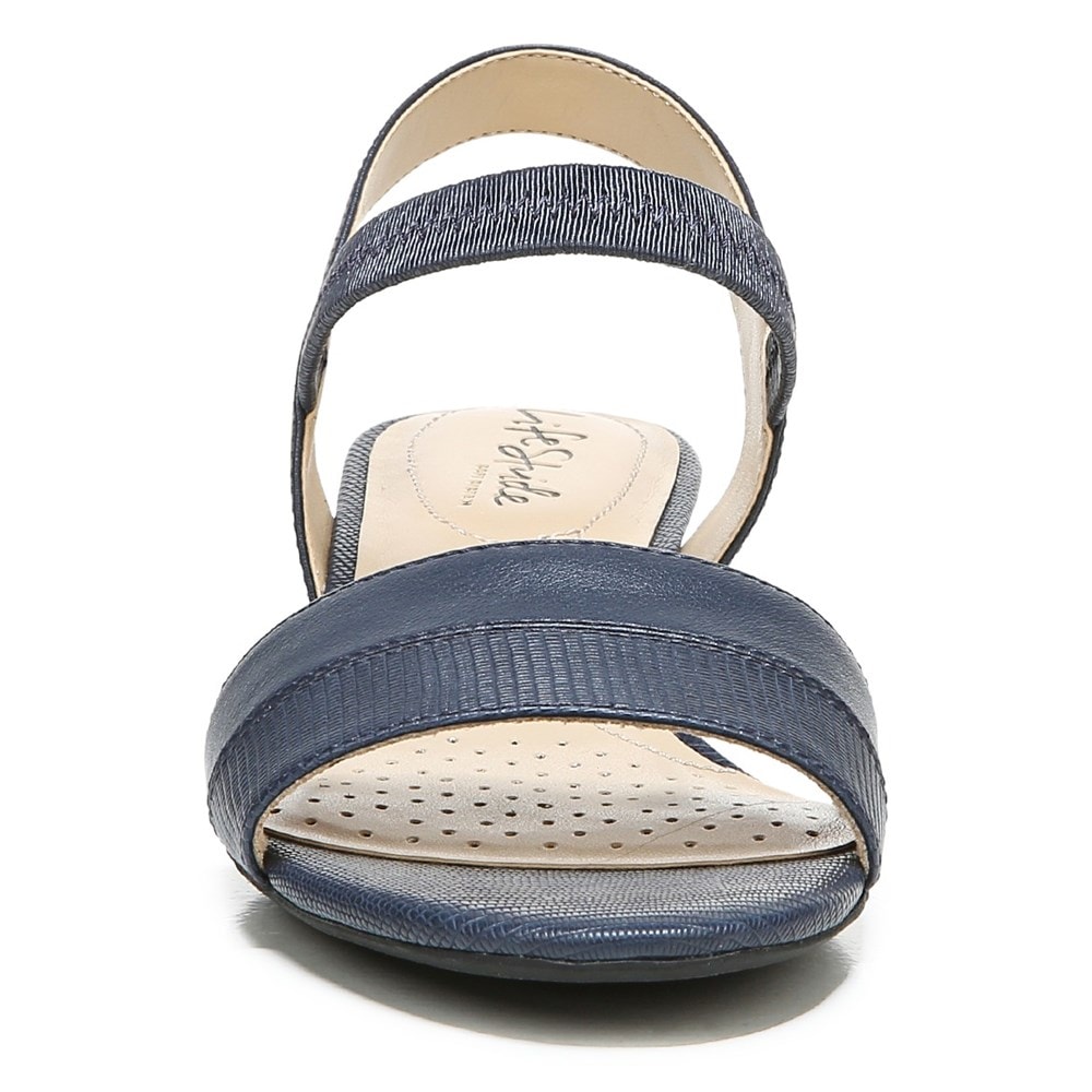 WONDER FULL LIFE ramie DEEL 墨色 LifeStride Women's Yuma Wedge Sandal | Famous Footwear