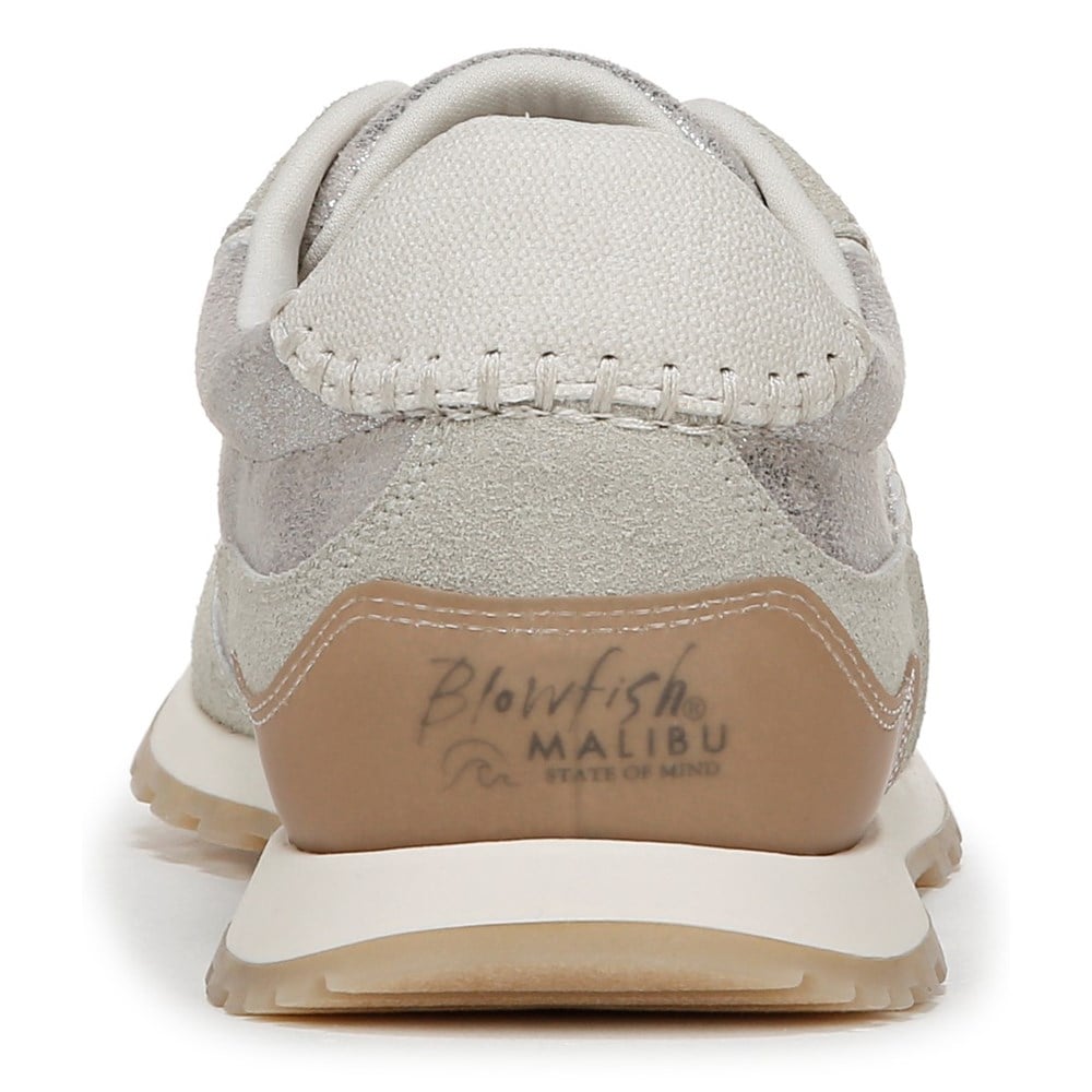 (取寄) ブローフィッシュ マリブ レディース バレー Blowfish Malibu women Valley Silver Fabric/Faux Leather Blowfish Malibu Women's Valley Lace Up Sneaker | Famous Footwear