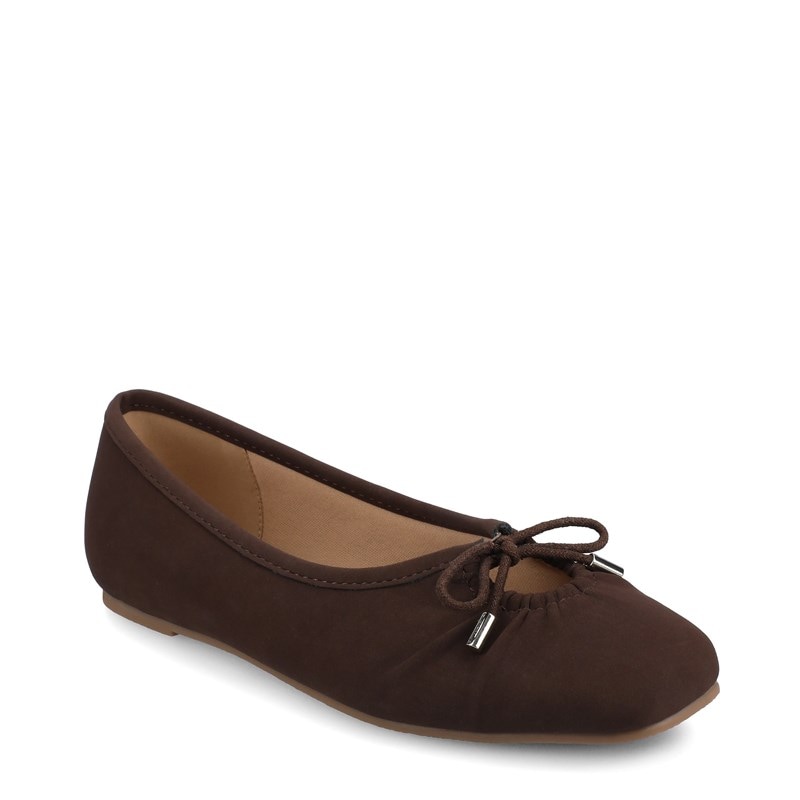 Journee Women's Callee Ballet Flat Shoes (Chocolate) - Size 9.0 M