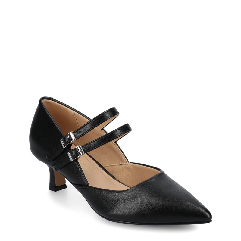 Journee Women's Carnation Mary Jane Pump Shoes (Black) - Size 6.5 M