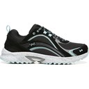 Black/Teal Leather