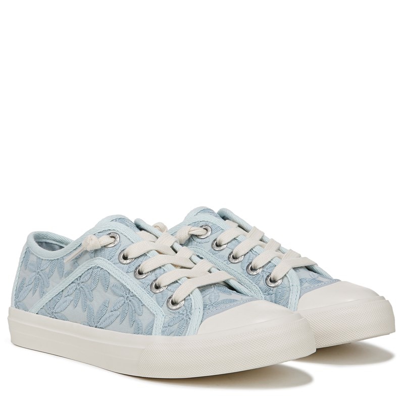 Blowfish Malibu Women's Mystical Slip On Sneakers (Light Blue Mesh Fabric) - Size 8.5 M