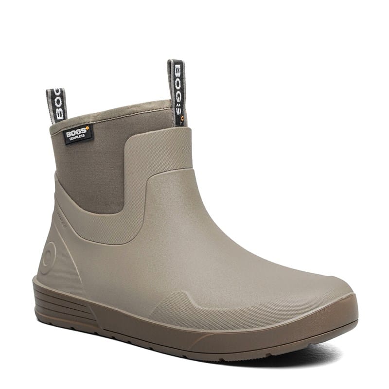 Bogs Men's Rockaway Seamless Low Waterproof Chelsea Boots (Taupe Multi) - Size 9.0 M