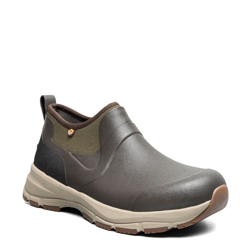 Bogs Men's Spruce Waterproof Slip On Boots (Dark Brown) - Size 7.0 M