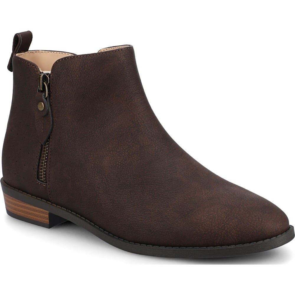 Ellis Women's Boots - Comfortable Leather Shooties With Block Heel & Arch Support