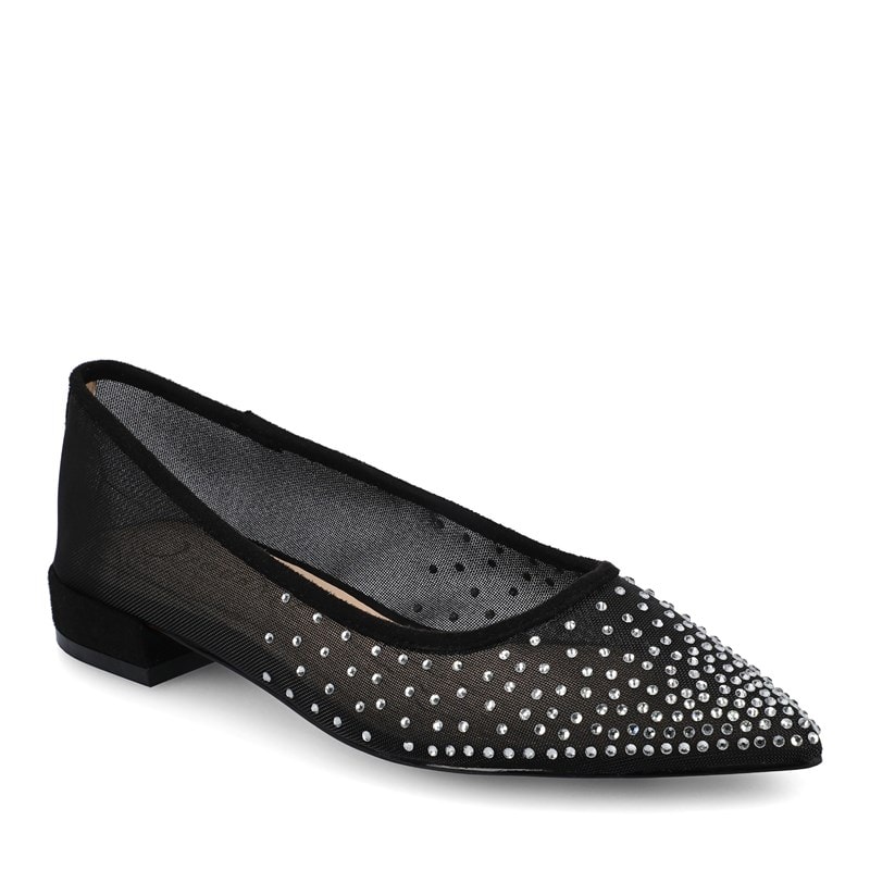 Journee Women's Gracelynn Evening Ballet Flat Shoes (Black) - Size 6.0 M