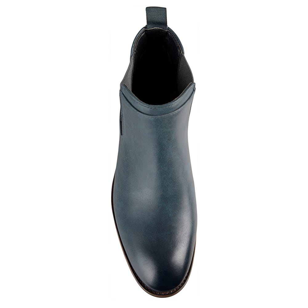 Vance Co. Size 8 Wide / LANDON / Navy / Chelsea Dress Boots / New Men\'s Shoes Vance Co. Size 8 Wide / LANDON / Navy / Chelsea Dress Boots  main image 3