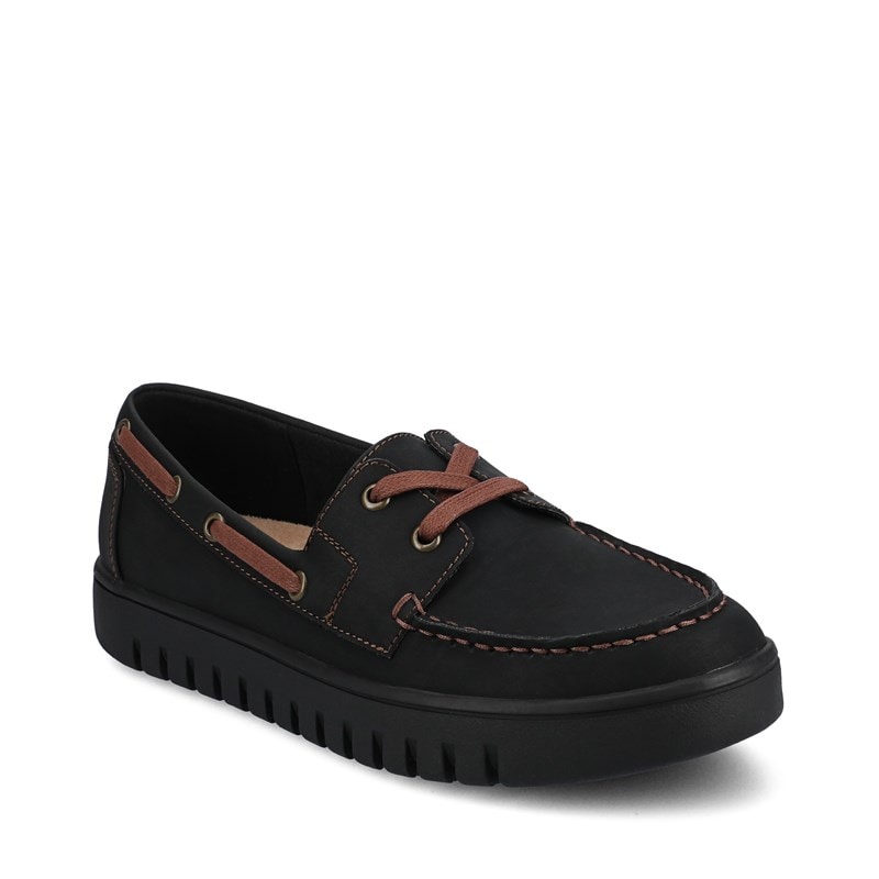 Journee Women's Marion Boat Shoe Loafers (Black) - Size 11.0 M