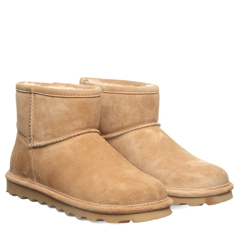 Bearpaw Women's Alyssa Wide Water Resistant Winter Boots (Iced Coffee) - Size 7.0 M
