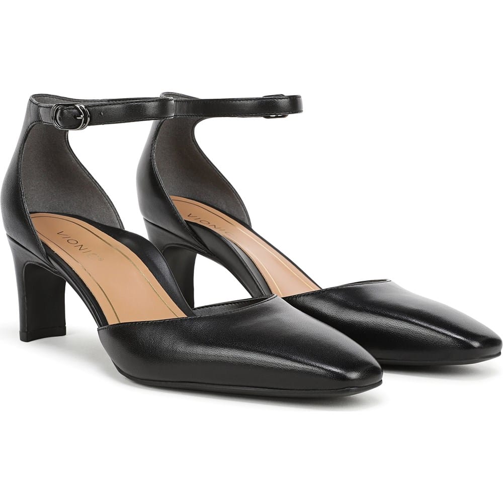 knee length dresses for ladies Vionic Uptown Loafer Women's Loafers Black/White Leather – Footwear etc main image 1