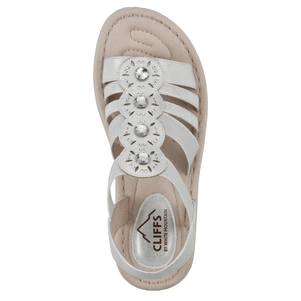 Cliffs by White Mountain Women's Camryn Slingback Wedge Sandal