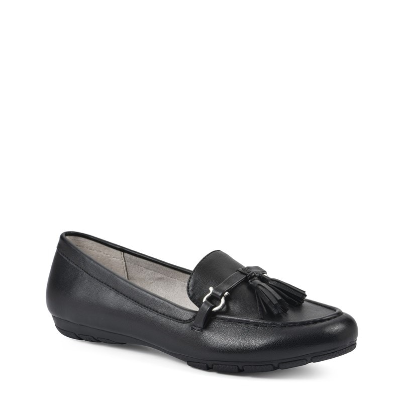 Cliffs by White Mountain Women's Gush Moc Toe Loafers (Black) - Size 8.0 M