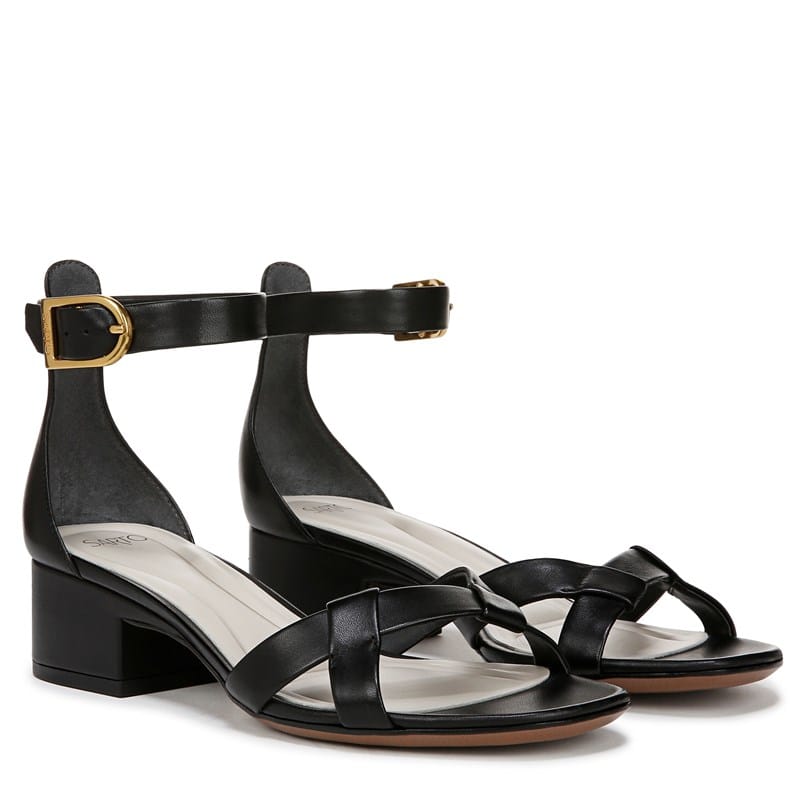 Sarto by Franco Sarto Women's Nerissa Dress Sandals (Black Leather) - Size 6.0