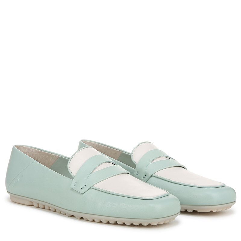 Franco Sarto Women's Zury Loafers (Seaside Blue Leather) - Size 11.0 W