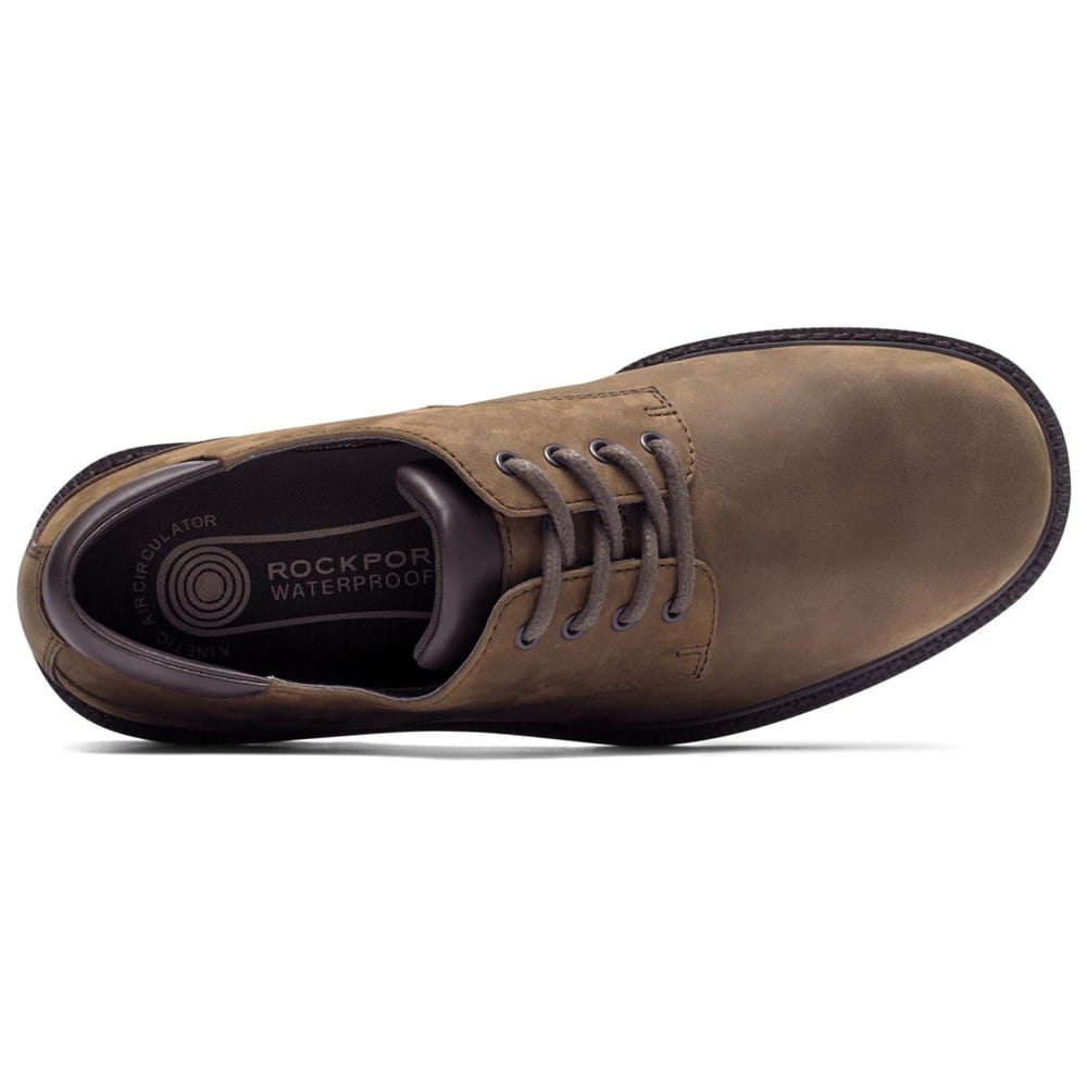 Rockport Herren Northfield Oxford, Dunkelbraun, 38.5 EU Weit