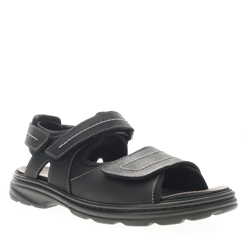 Propet Men's Hudson Sandals (Black) - Size 11.5 M