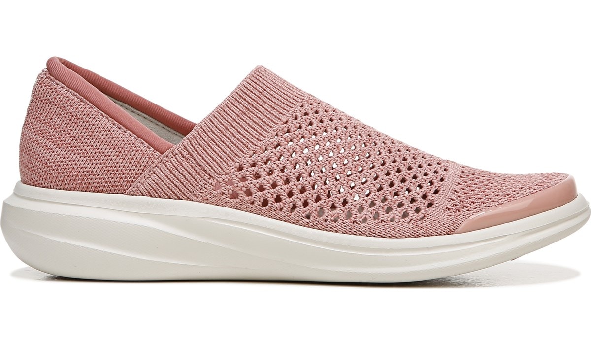 Bzees Women's Charlie Knit Medium/Wide Slip On, Sneakers and Athletic
