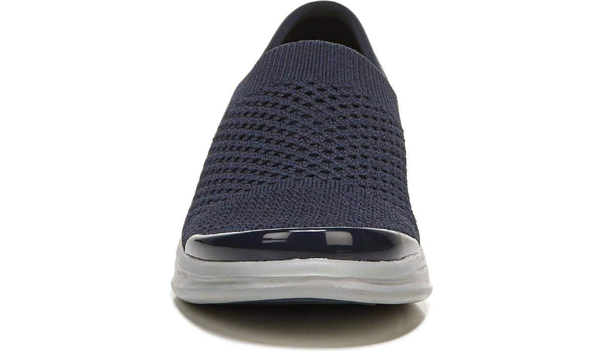 Bzees Women's Charlie Knit Medium/Wide Slip On Famous Footwear
