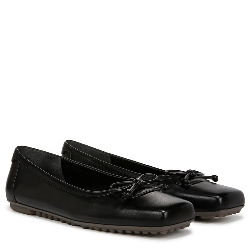 Franco Sarto Women's Imara Ballet Flat Shoes (Black Leather) - Size 8.5 M
