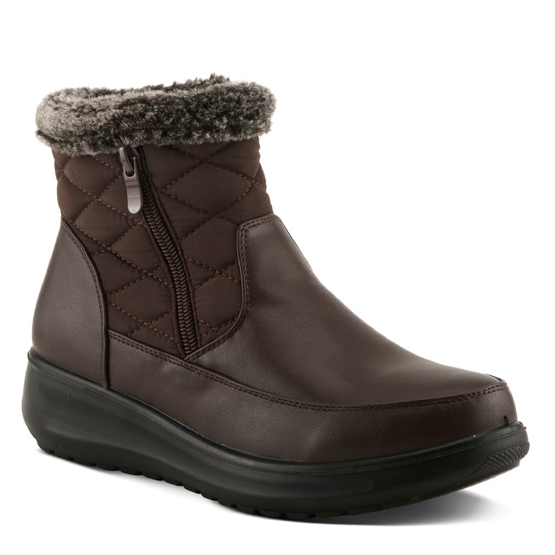 Flexus Women's Alama Waterproof Ankle Booties (Dark Brown) - Size 42.0 M