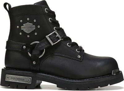 Harley Davidson Women's Eda Lace Up Motorcycle Boot | Famous Footwear