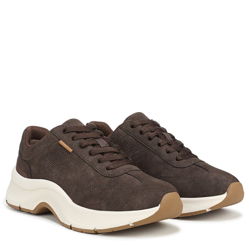 UPC 199603502445 product image for Dr. Scholl's Women's Walk Mode Sneakers (Chocolate Brown Faux Leather) - Size 7. | upcitemdb.com