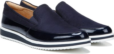 leather slip on shoe