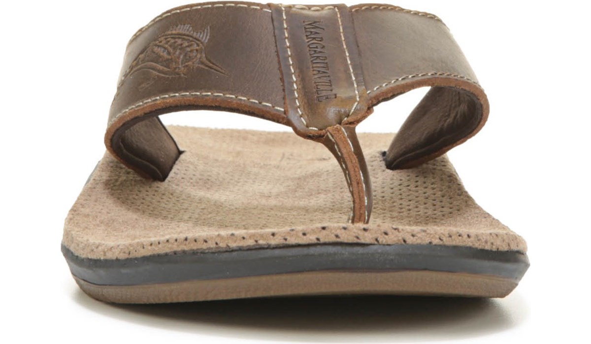 margaritaville flip flops with guitar on bottom