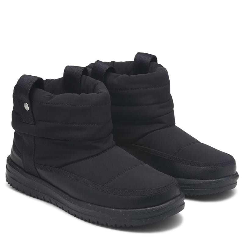 Heydude Women's Camden Cuff Slip On Boots (Black) - Size 9.0 M