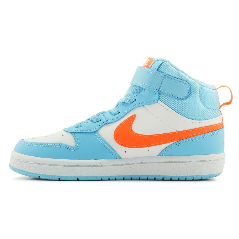 Nike Kids' Court Borough Mid 2 High Top Sneaker Little Kid | Famous Footwear